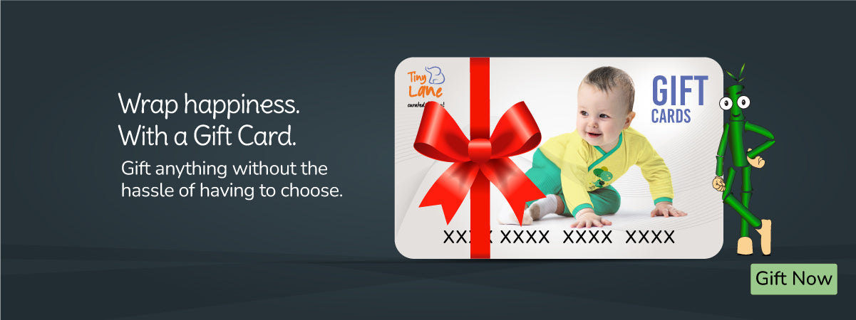 TinyLane Gift card, Gift newborn swaddles