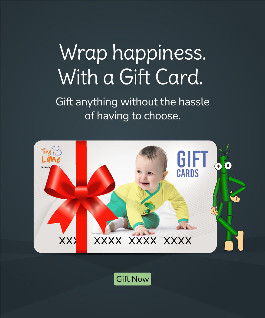 TinyLane Gift card, Gift newborn swaddles