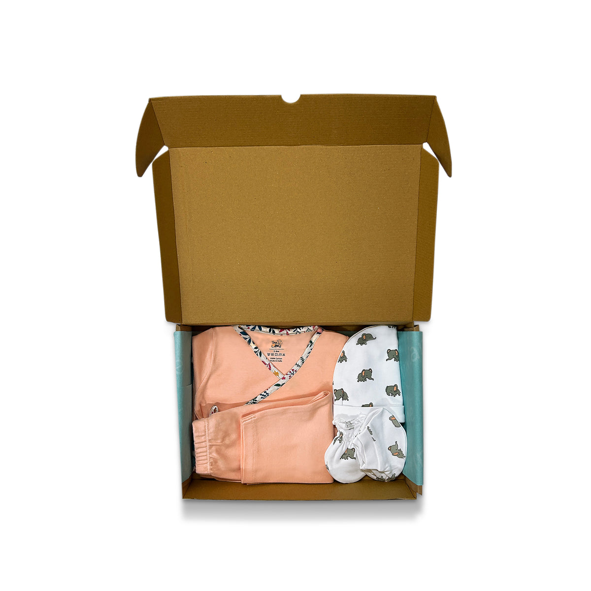 Newborn Baby Peach Combo Set | Pack Of 5
