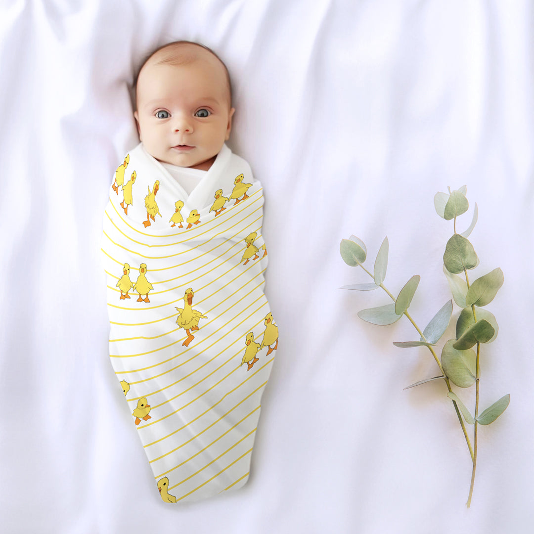 Swaddle Blanket - Duck / Oat + Chai