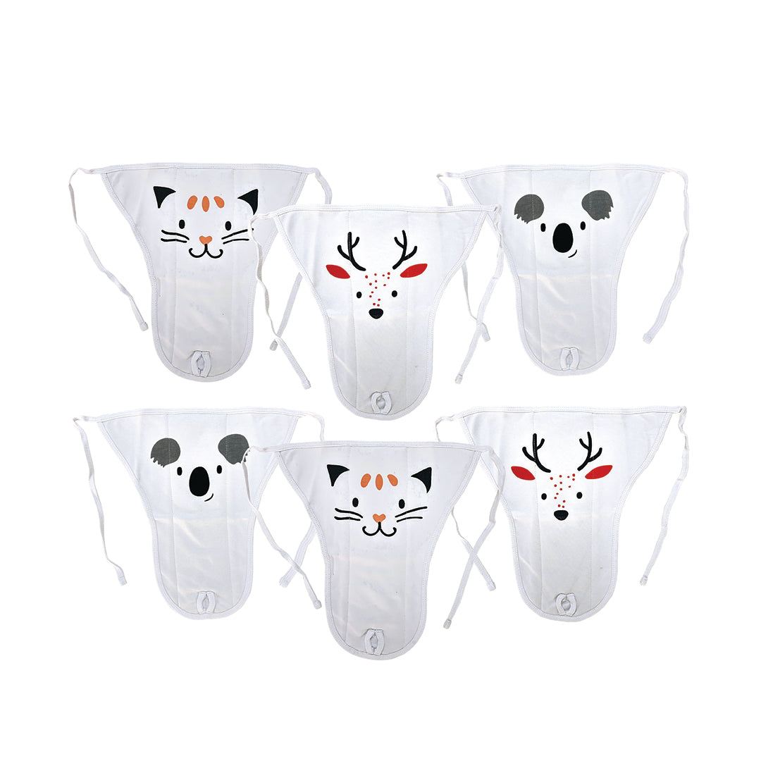 Super Soft Reusable Bamboo Nappies - Pack of 6