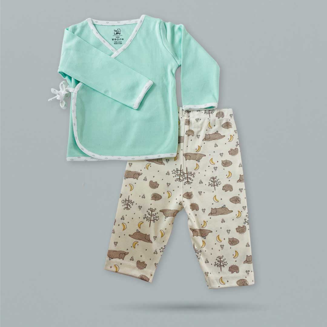 Minty Night Baby Clothing Set