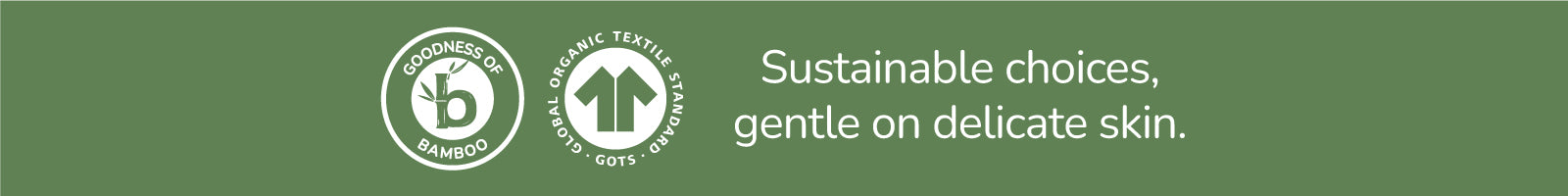 TinyLane Sustainable choices, gentle on delicate skin