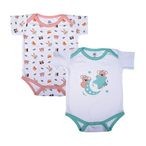 Krescent Koala and Honey Bunny Onesies - Preemie Pack of 2