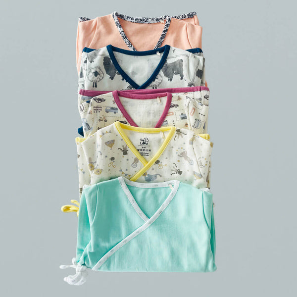 Organic Baby Vests Jhablas Pack Of 5 Tiny Lane organic-baby-vests-jhablas-pack-of-5-tiny-lane