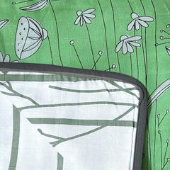 Spring Flower Reversible Baby Blanket | 120 cm x 120 cm | Pack of 1
