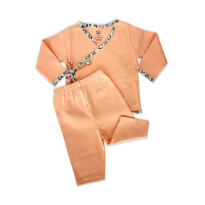 Newborn Baby Clothing Set | Baby Peaches Jhabla & Legging