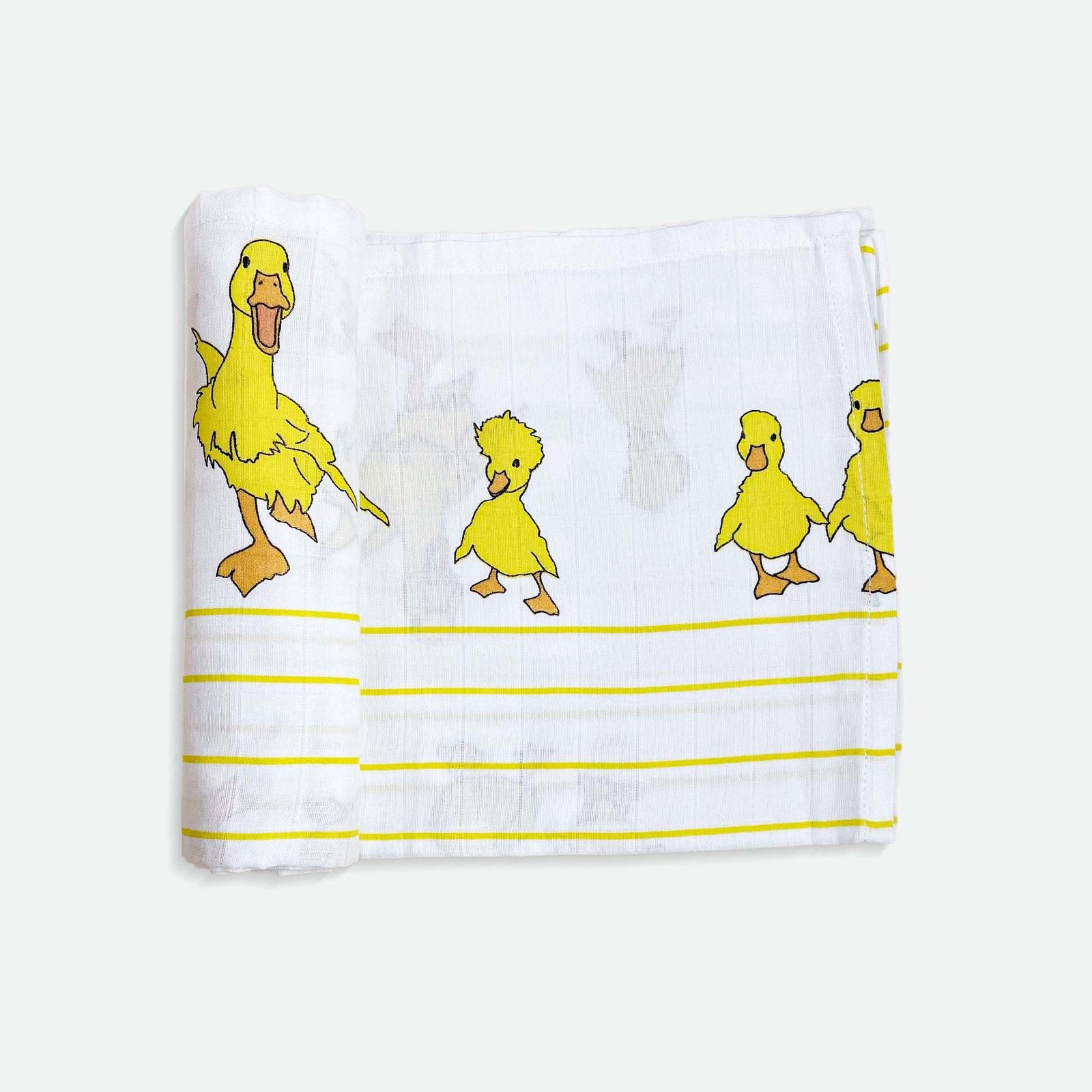 Dancing Duck Organic Bamboo Baby Swaddle