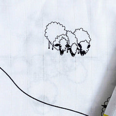 Baby swaddle closeup