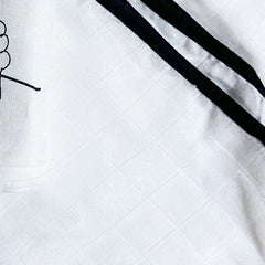 Baby swaddle closeup