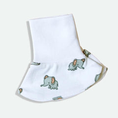 All in One Newborn Baby Gift Pack [Pack of 6 Pieces] - 1 Jhabla(Mustard) & Elefantastic Set(Cap, Booties, Mittens)