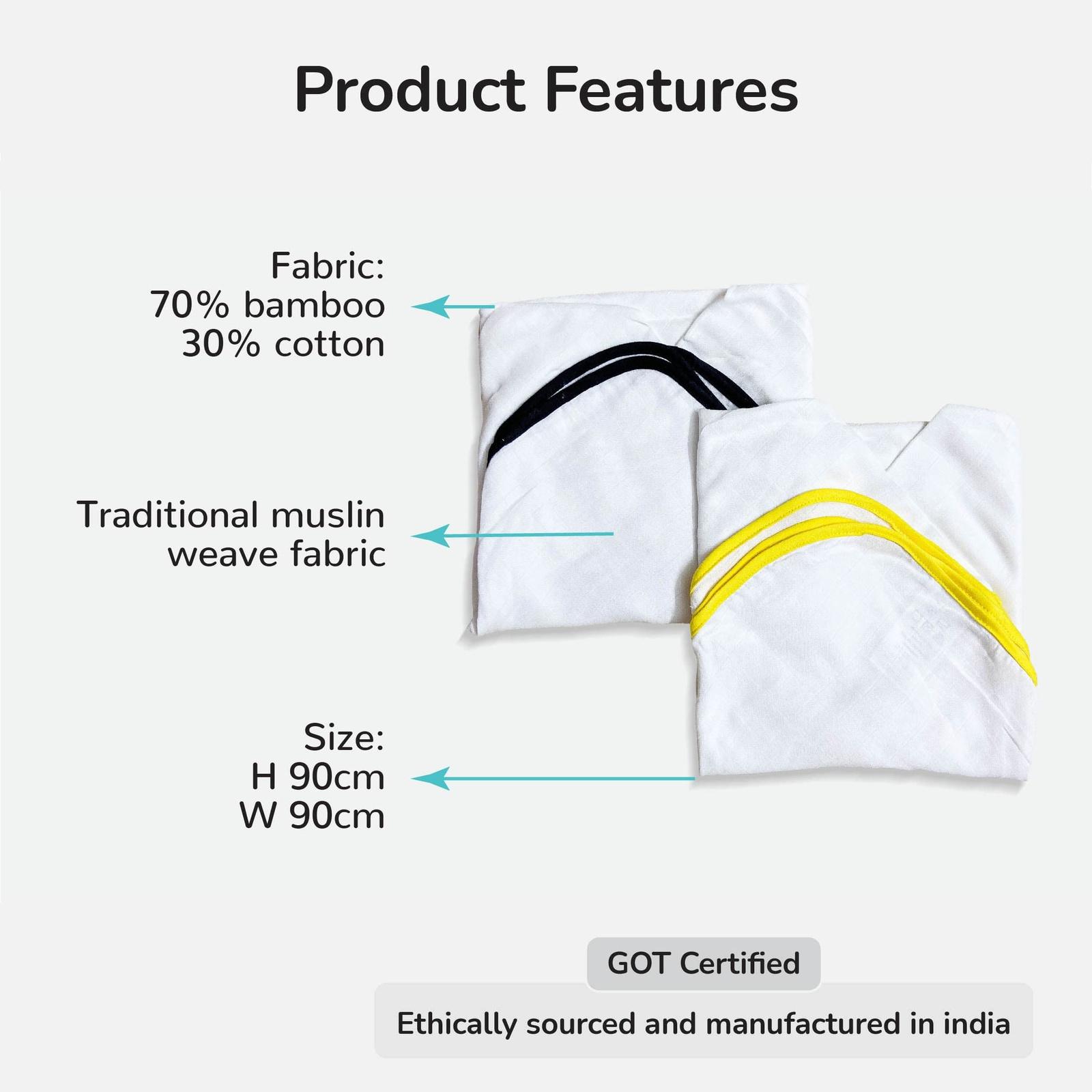 Classic White Swaddle Features
