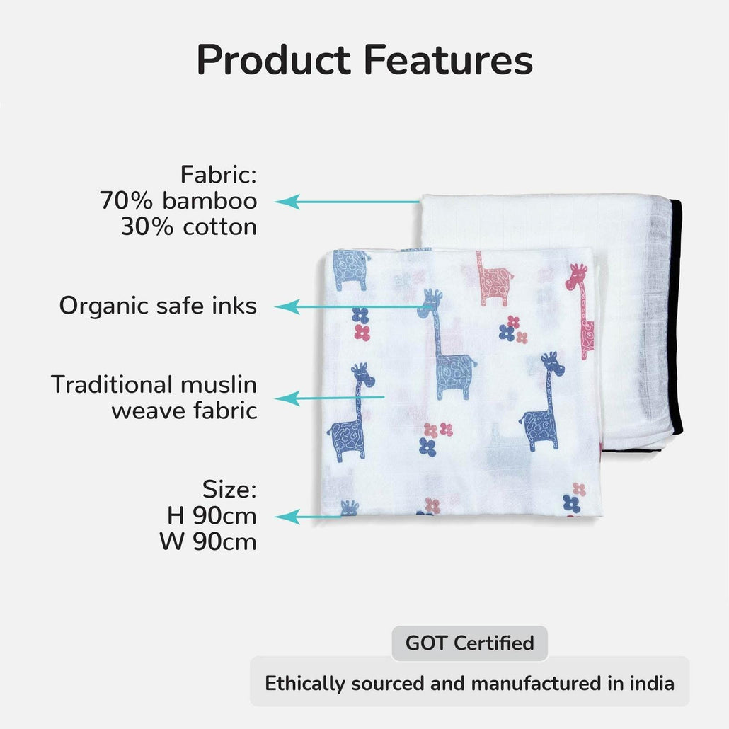 Bamboo Baby swaddle Features