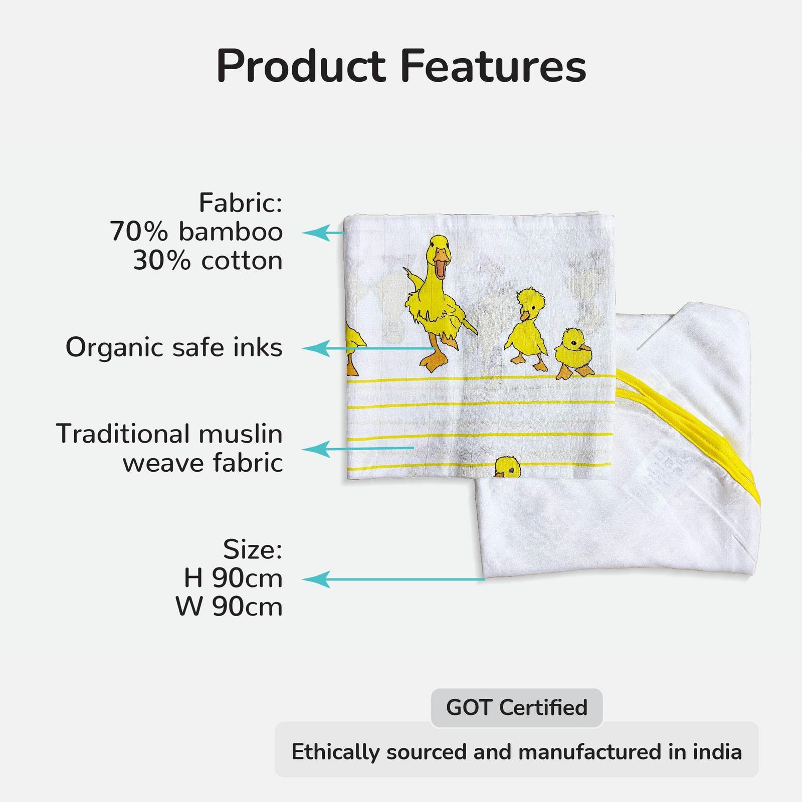 Baby swaddle features