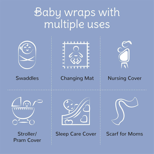 Swaddle Wrap multiple Uses for baby